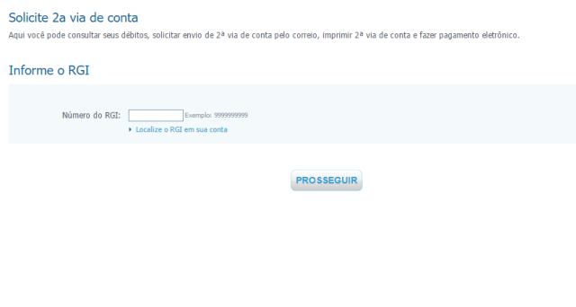 sabesp 2 via conta sabesp 2 via