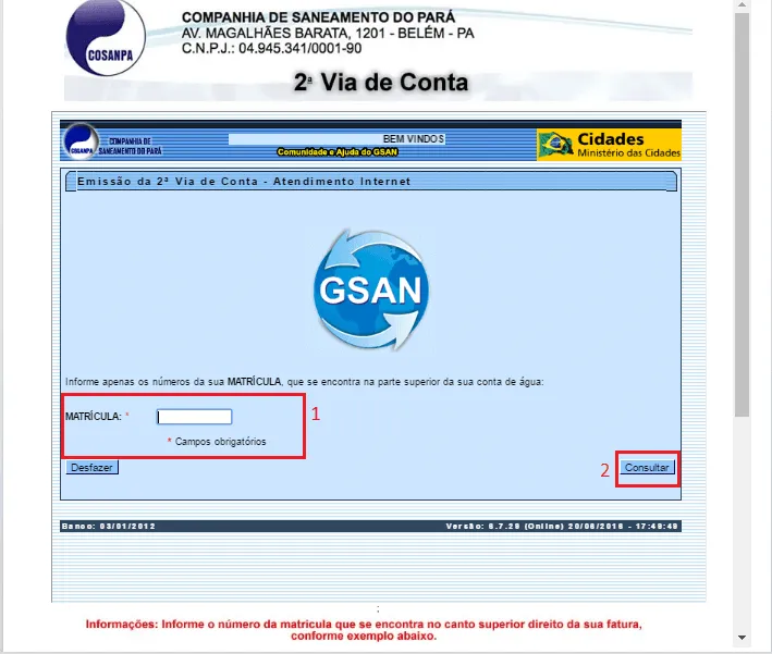 descubra as diversas formas de consultar a cosanpa 2 via