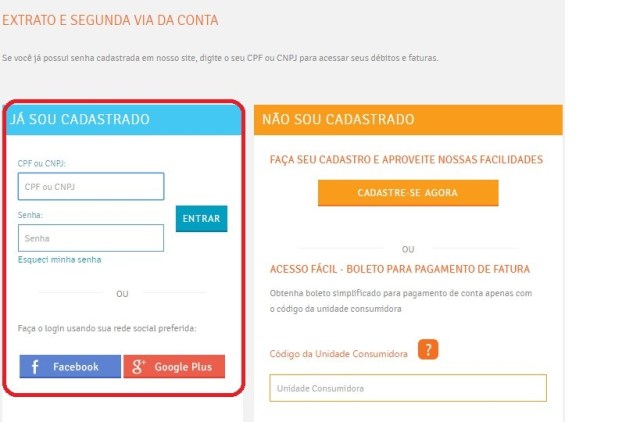 2 via conta energisa