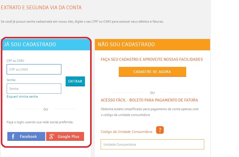 2 via conta energisa